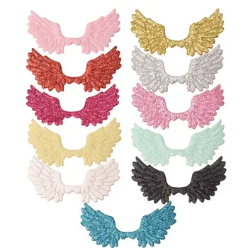 

600PCS Boutique Angel wings DIY Accessories Cute Hair Accessory for Hair Barrettes Hair Bows No Clips Cute Headwrap