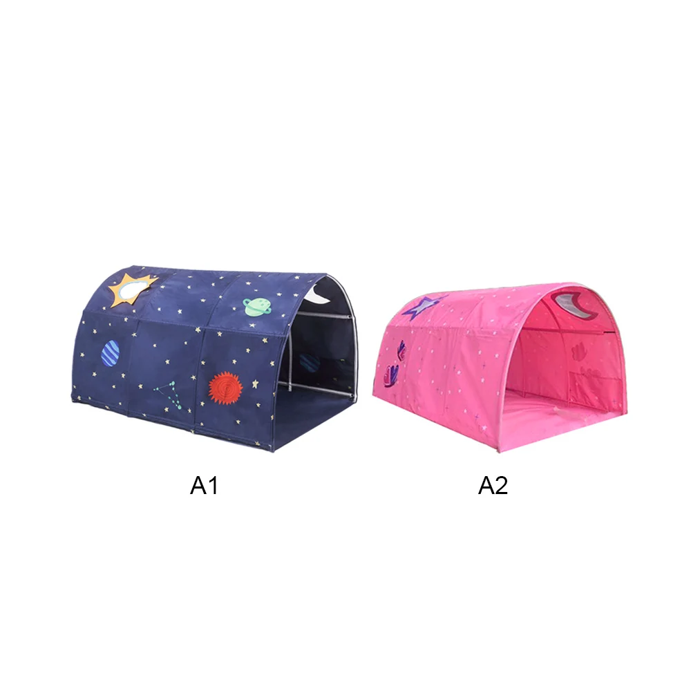 Туннельная палатка для двойных кроватей космическая галактика детская кровать палатка-туннель для мальчиков игровой дом игрушки для детей