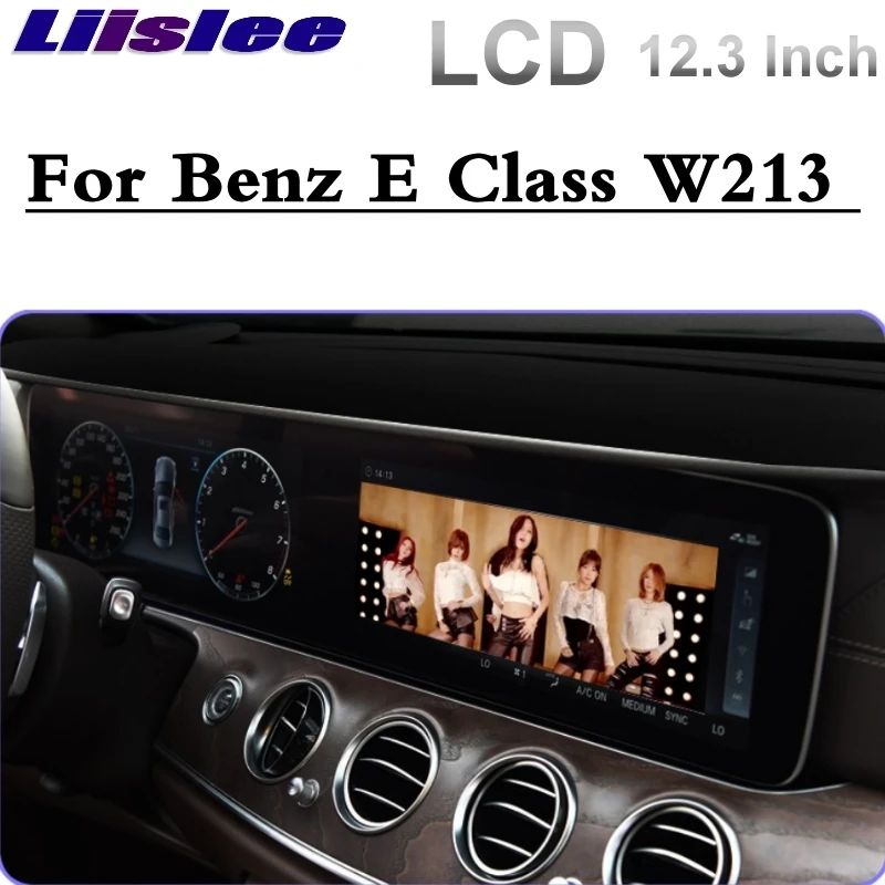 Best Liandlee Car Multimedia Player CarPlay Adapter NAVI For Mercedes Benz MB E Class W213 E200 E300 2016~2019 Stereo GPS Navigation 4