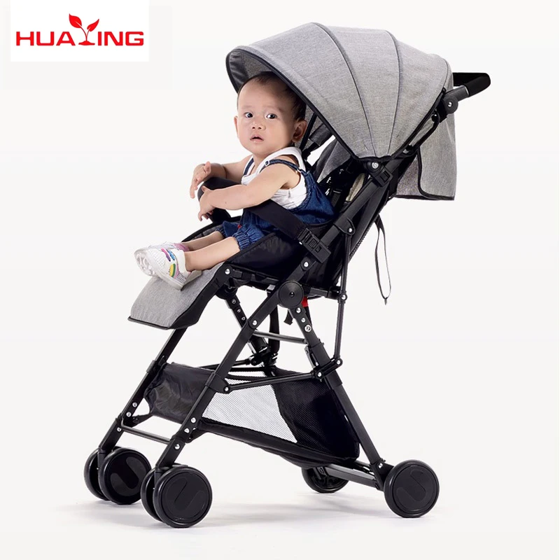 Image Free shipping Lightweight Baby Stroller Folding Carriage Buggy Pushchair Pram Newborn Infant Car