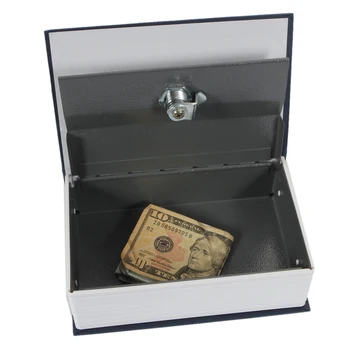 

Cute Simulation English Dictionary Style Mini Safety Storage Box Blue M