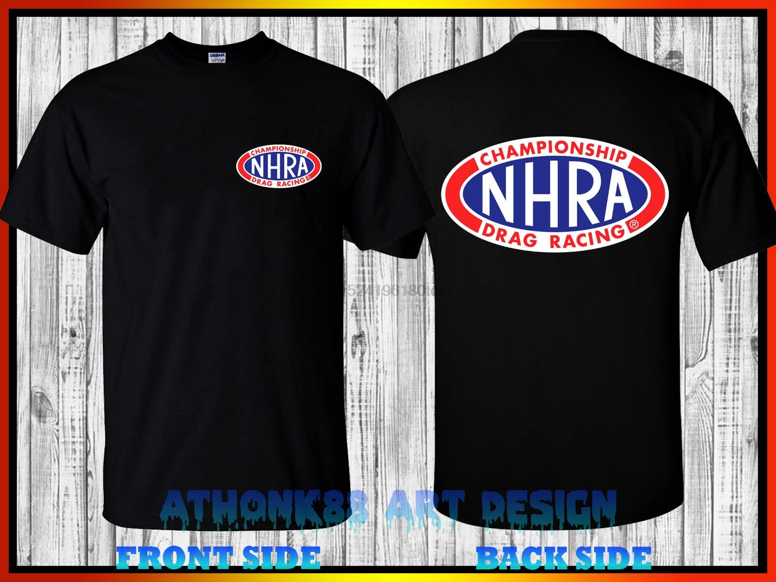 NHRA T SHIRT NHRA DRAG RACING SERIES SUMMIT SUNOCO LUCAS OIL JEGS T