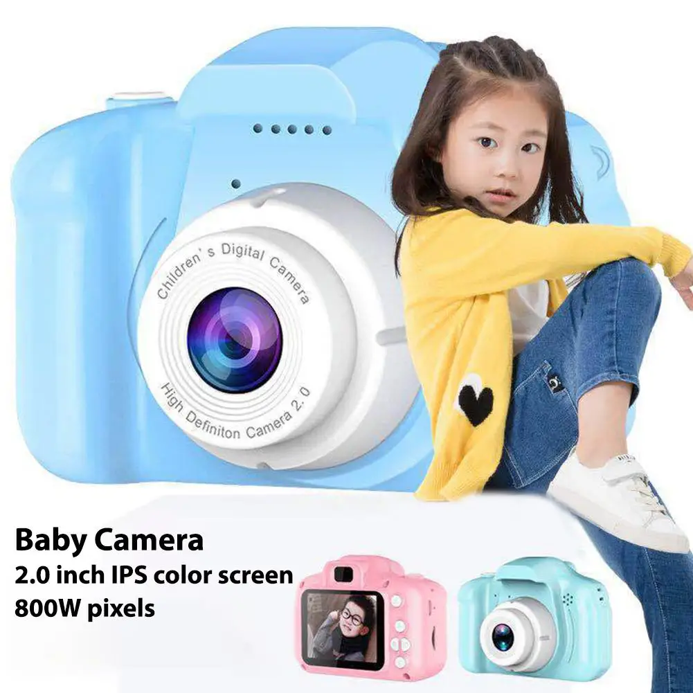 

EastVita HD 1080P 2.0 Inch IPS Screen Children Camera Cartoon Digital Mini Video Camcorder Motion Camera Toys Gifts For Kids