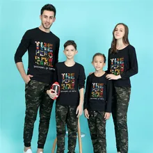 2016 family christmas t shirts women men plus size 5xl long sleeve tshirts tops mother and daughter clothes father son outfits