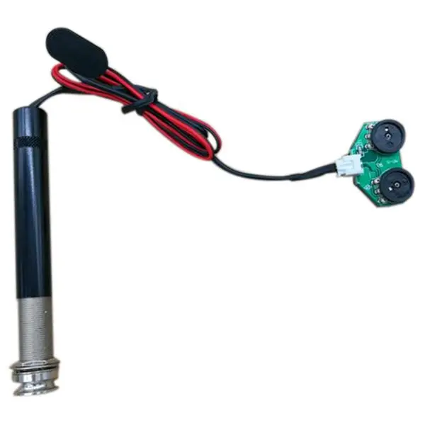 2 шт. (активный наконечник Jack Preamp Piezo Pickup монтажный Базовый комплект для