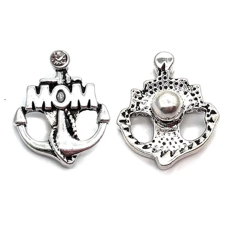 

Wholesale w365 Mom 3D 18mm 20mm metal snap button for Bracelet Necklace Interchangeable Jewelry Women accessorie findings