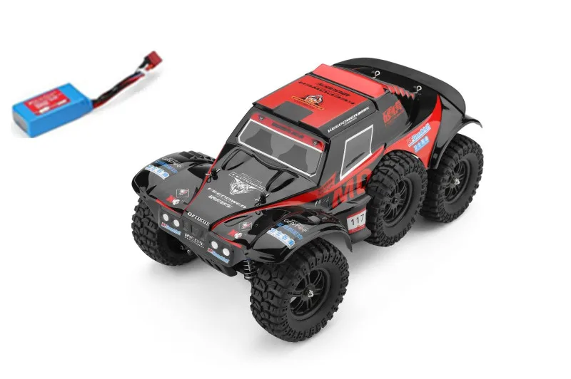 2,4G 4WD Bigfoot пульт дистанционного управления Rc автомобиль 60 км/ч высокая скорость Монстр Внедорожный гоночный автомобиль RTR Багги Монстр автомобиль игрушка с 3 батареями - Цвет: with 1 battery