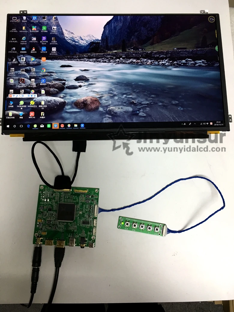 

15.6 Inch 3840*2160 4K New Original UHD IPS Display DisplayProt 2 HDMI DP Driver Board LCD Module Screen Monitor Laptop PC HDR