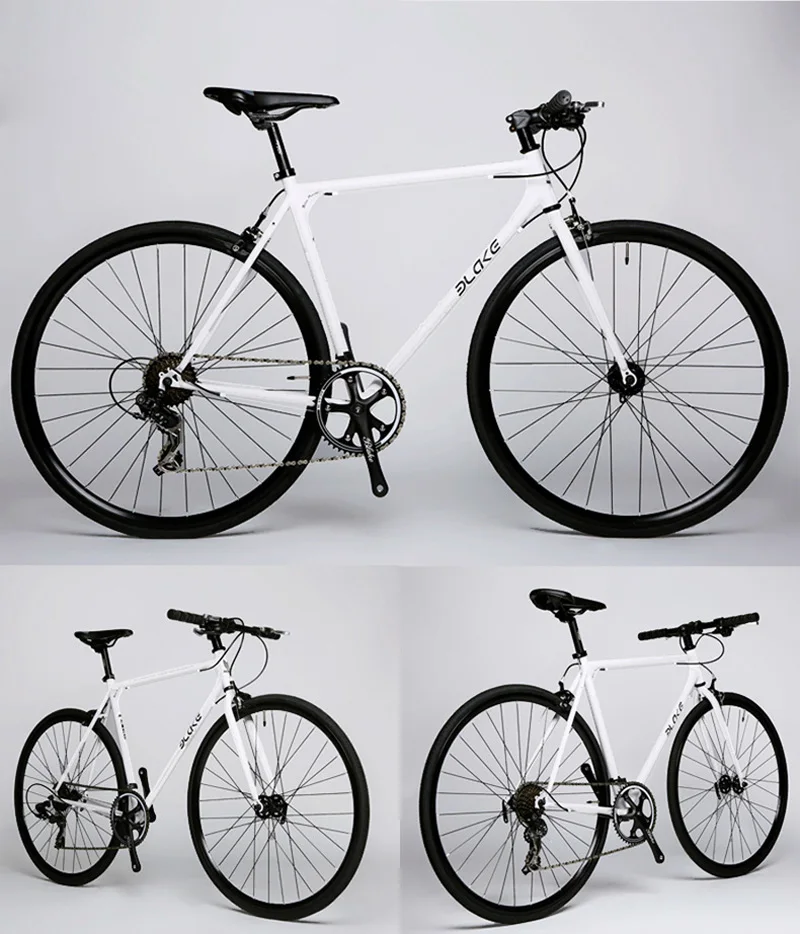 Cheap Fixed Gear Bicycle Frame Bike Accessories Steel Frame 53/48cm Road Bike Frameset Match Fork 7 Cheap Fixed Gear Bicycle Frame Bike Accessories Steel Frame 53/48cm Road Bike Frameset Match Fork 7