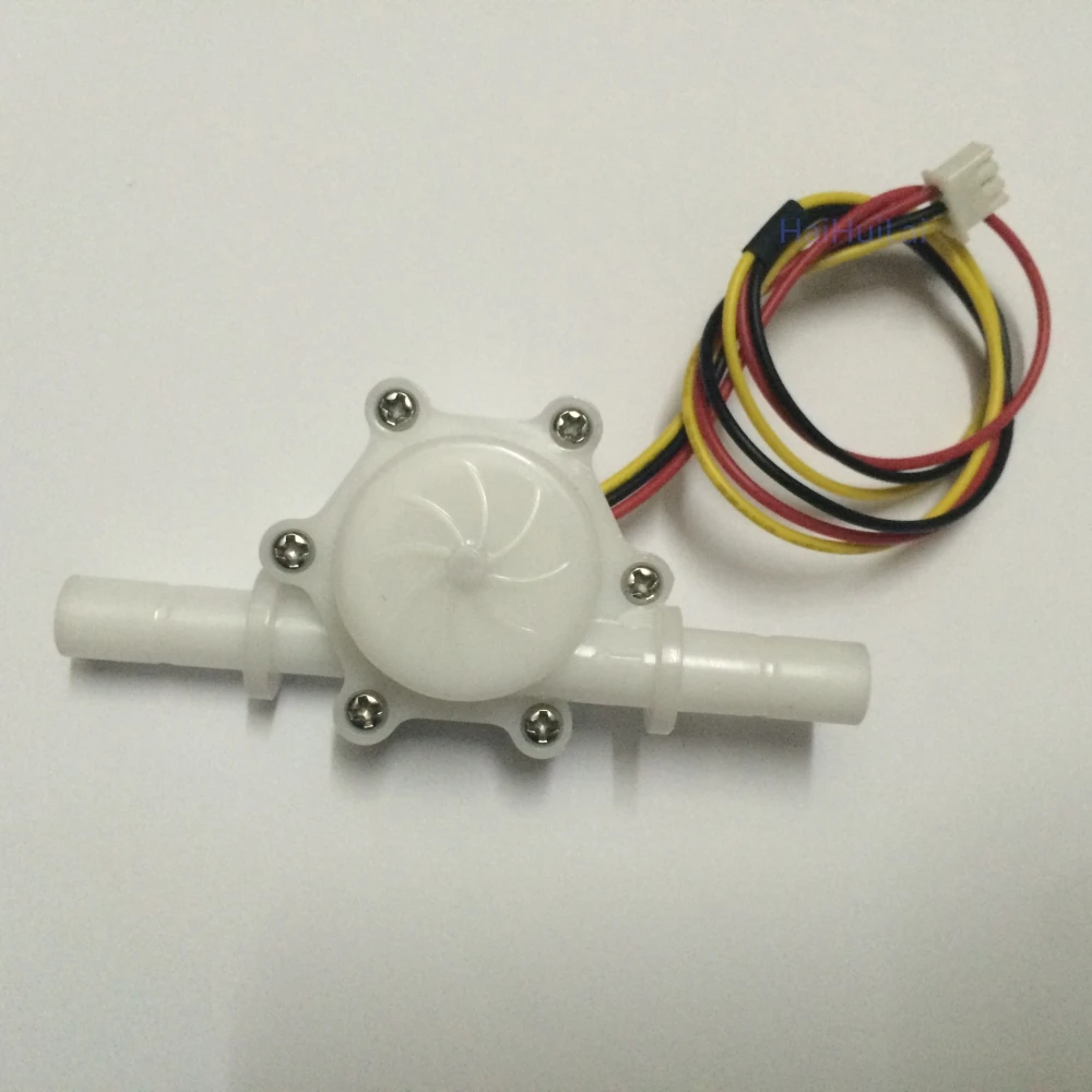 3/8" quick fit FDA Plastic Turbine Hall water flow sensor meterin Flow