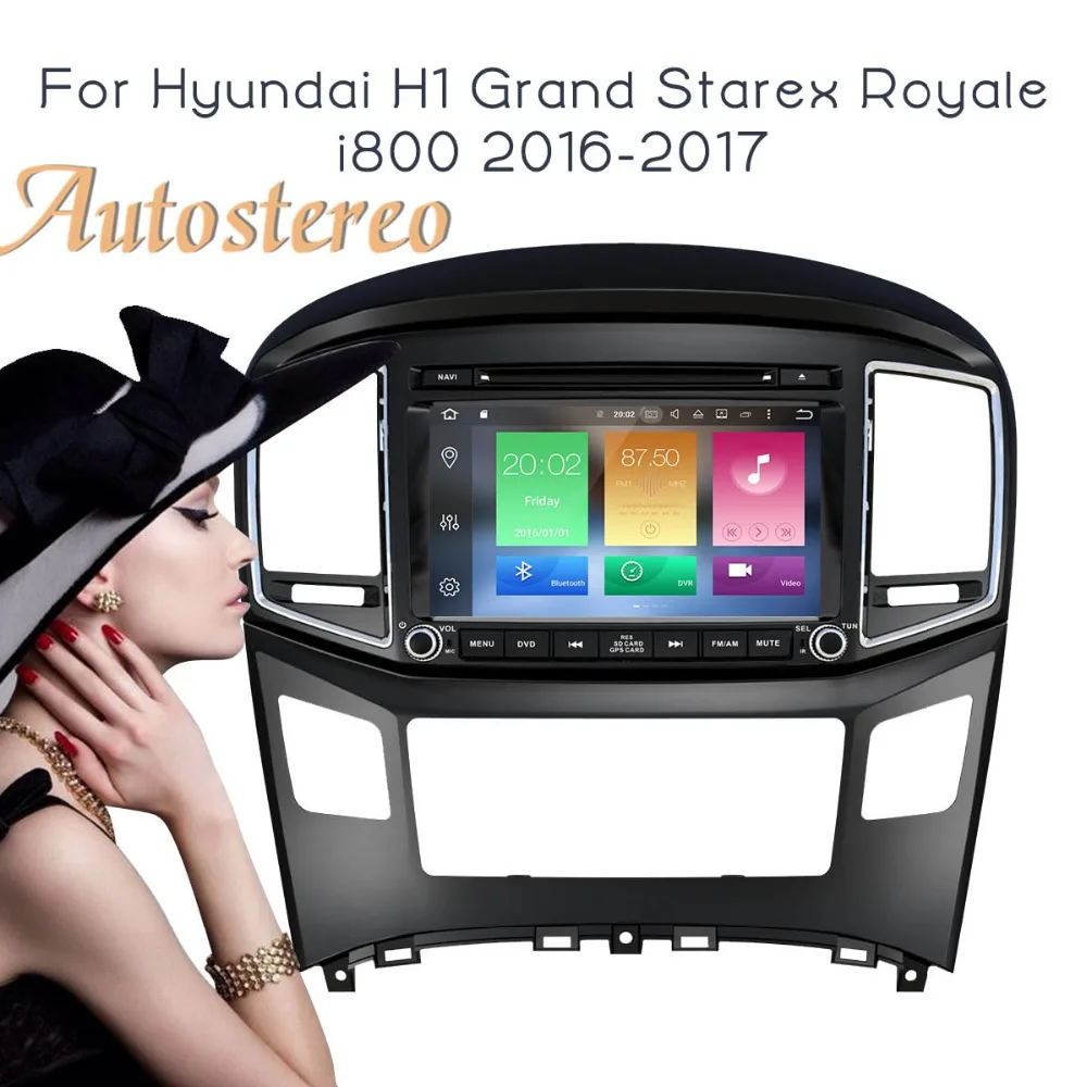 

Octa core Android8 Car CD DVD player GPS navigation For Hyundai H1 Grand Royale I800 2016 2017 multimedia Headunit tape recorder