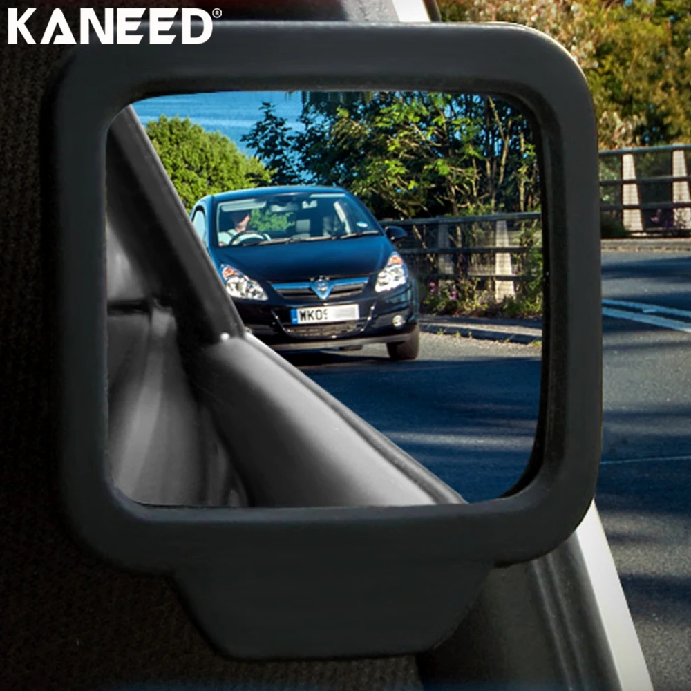 2 PCS Adjustable Rear View Mirror 270 Degree Wide angle Lens