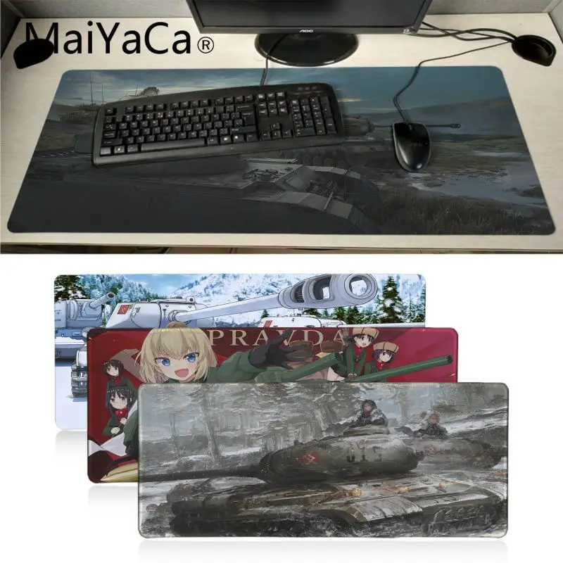 Maiyaca девушки и панзер Is-2 Kv-2 Klara Nonn коврик для мыши геймер игровые коврики игровой