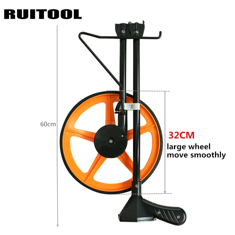RUITOOL 32 см цифровое Расстояние измерительное колесо 0~ 999999,9 м складной измерительный прибор