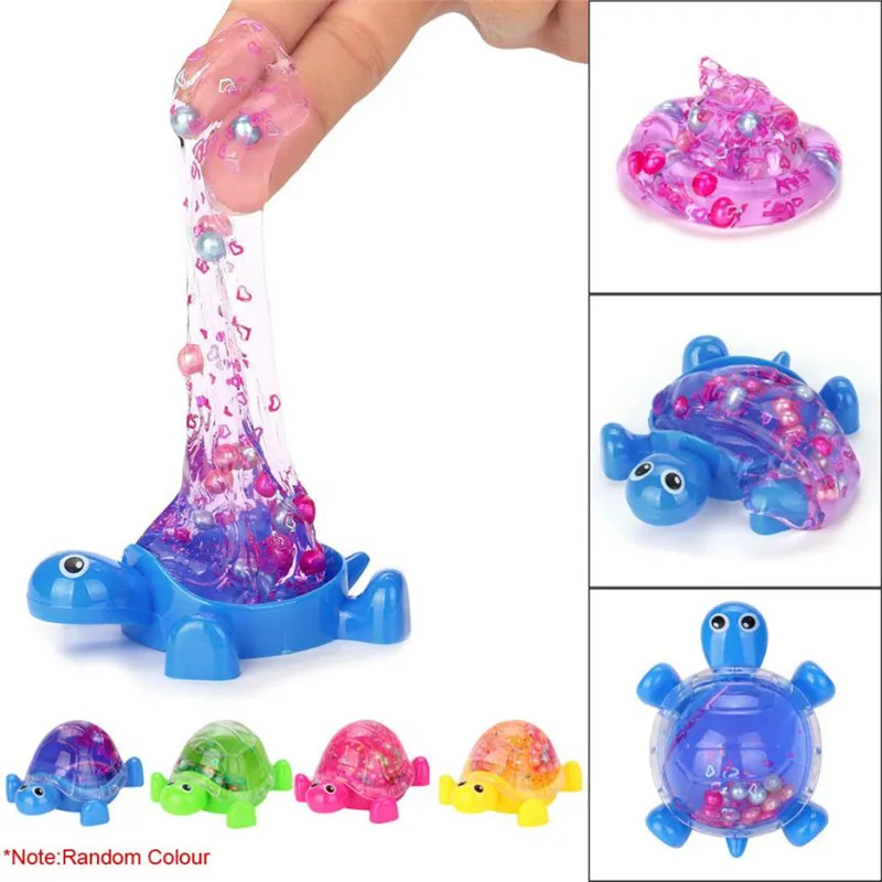 

1PC squishy oyuncak antistress gadget anti stress Novel Tortoise Crysta Jelly Toy Soft Slime Scented Stress Relief Toy Sludge M5