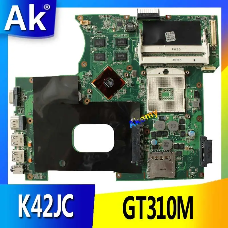 AK K42JC материнская плата для ноутбука For Asus K42J A42J X42j A40J K42 тестовая оригинальная GT310M