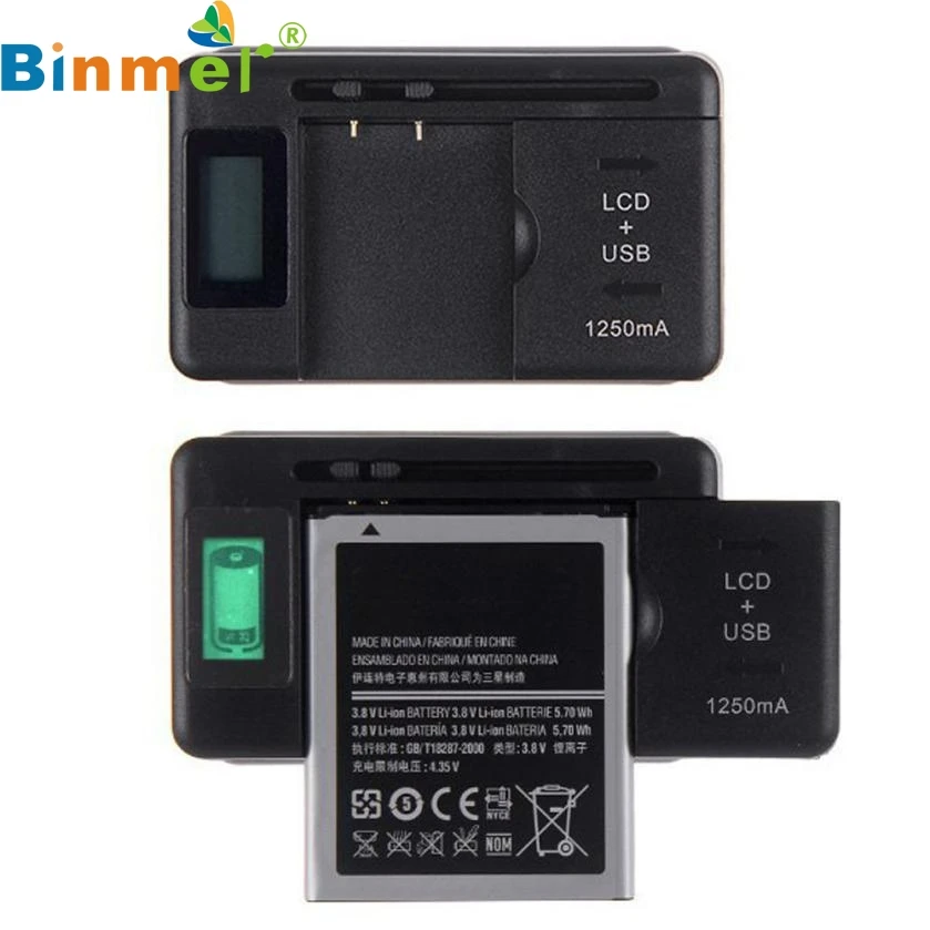

Top Quality For Cell Phones Adjustable LCD Indicator Screen Universal Mobile Battery Charger + USB-Port US Plug DEC18