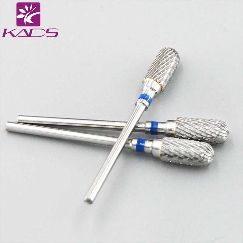 Goedkoop KADS Hotsale Legering Ronde Hoofd Cilinder Met Draad Boor Cutter Slijpen Hoofd voor Elektrische Nail Boor van Nail Art apparatuur