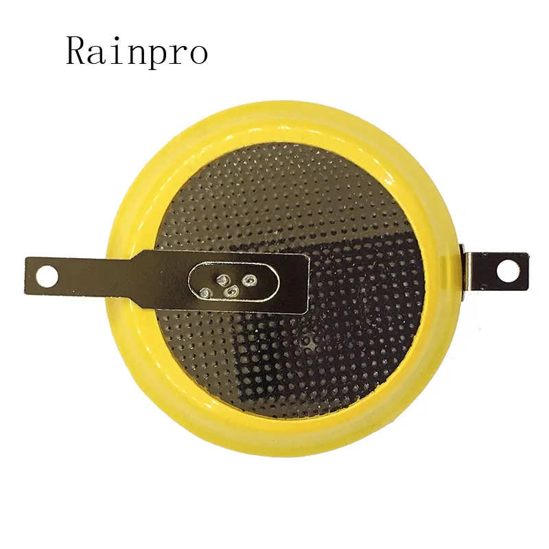 Rainpro 2 шт./лот LIR2450 2450 3,6 V Кнопочная батарея со сварной ногой перезаряжаемая литиевая батарея