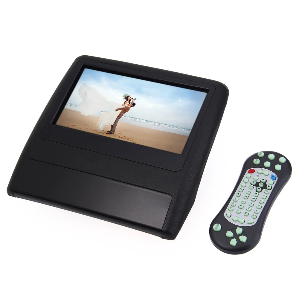 9 дюймов Универсальный подголовник автомобиля Мониторы DVD/USB/SD плеер с HDMI 800x480