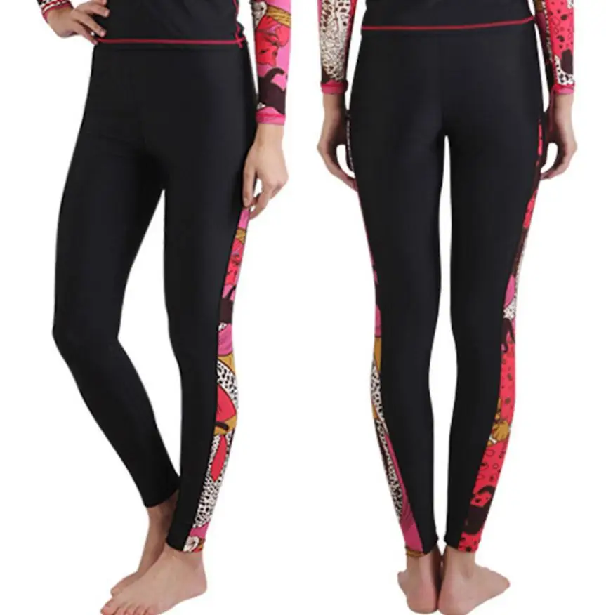 

Sbart 1PC Slims Swimwear Rash Guard Pants Women Swimsuits Female Swimming Surfing Trousers Bathing Sutis 2018 DBO