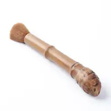 1 шт. 15 см длинный натуральный корень бамбука чайник щетка чайный набор кунг-фу сервис ручка кухонные принадлежности аксессуары чайная чашка очиститель