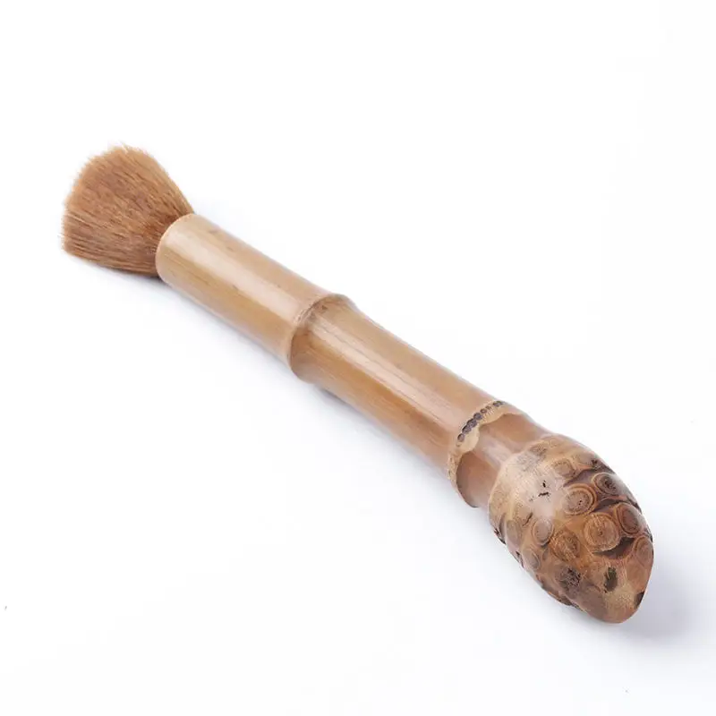 

1 PC 15 cm Long Natural Bamboo Root Tea Pot Brush Kung Fu Tea Set Service Pen Cleaning Tools Kitchen Accessories Tea Cup Cleaner