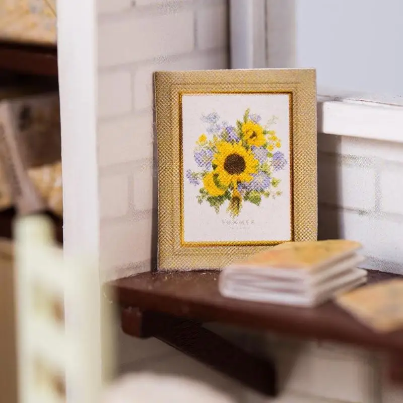Кукольный дом мебель Diy Миниатюрный 3D Деревянный миниатюрный кукольный домик игрушки для детей развивающие игрушки для рукоделия