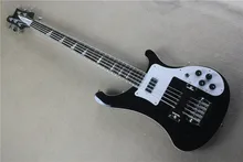 Free Shipping Factory custom shop High Quality musical instrument black Color 4 Strings 4003 Rick Electric Bass Guitar 1 2