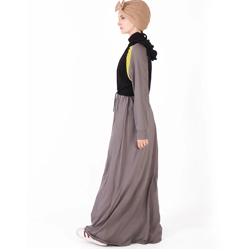 Весенний спортивный кафтан абайя Дубайский хиджаб мусульманское платье Турция джилбаб кафтан Рамадан Абая для женщин Elbise турецкая исламская одежда