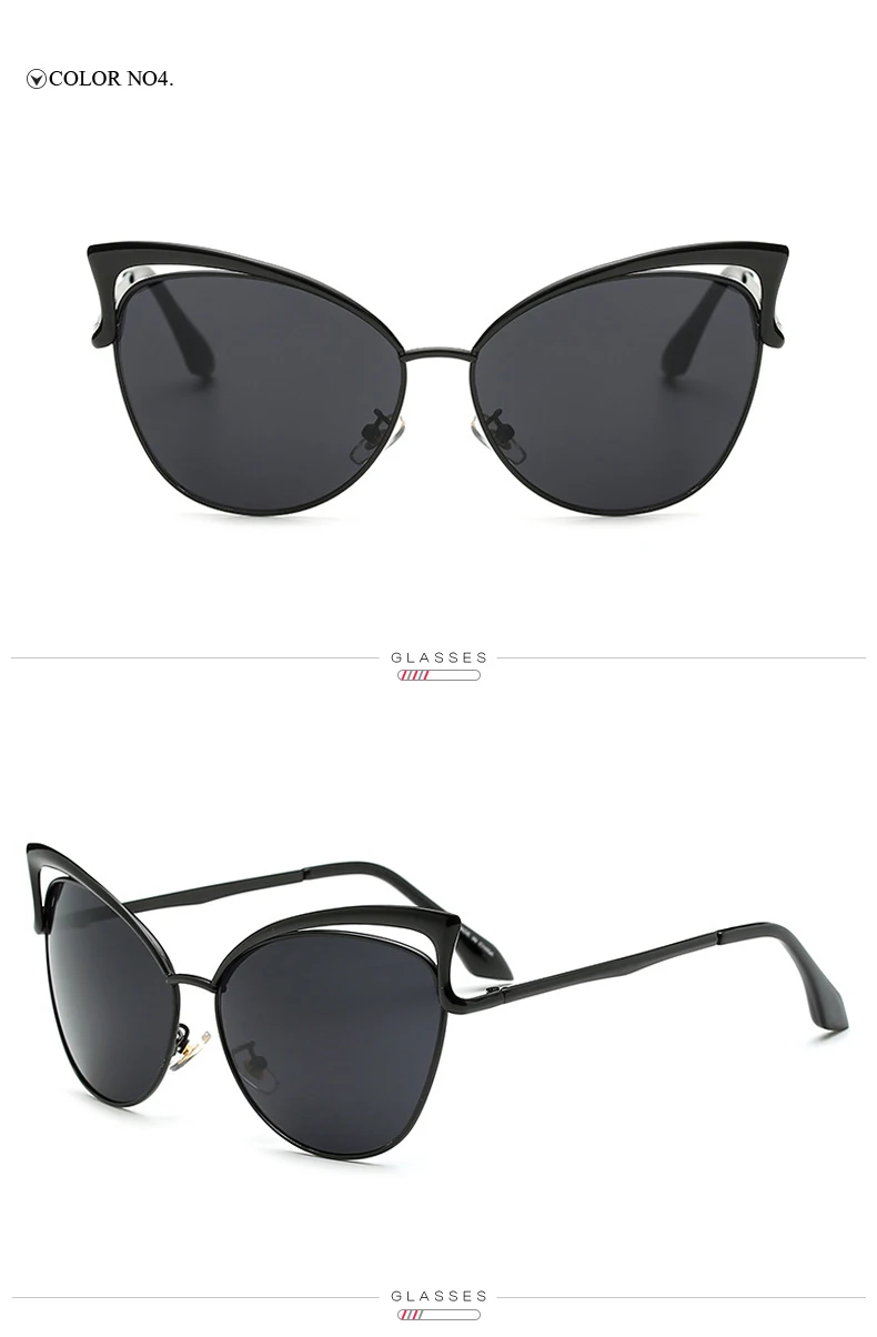 MADELINY, новинка, модные солнцезащитные очки "кошачий глаз" для женщин, фирменный дизайн, покрытие, сплав, оправа, солнцезащитные очки, Feminino MA363