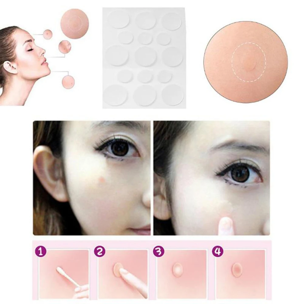 

36/15Pcs Acne Patch & Skin Tags Beauty Remover Pimple PatchTreatment Stickers Anti Infection Pimple Spot Invisible Facial Tool