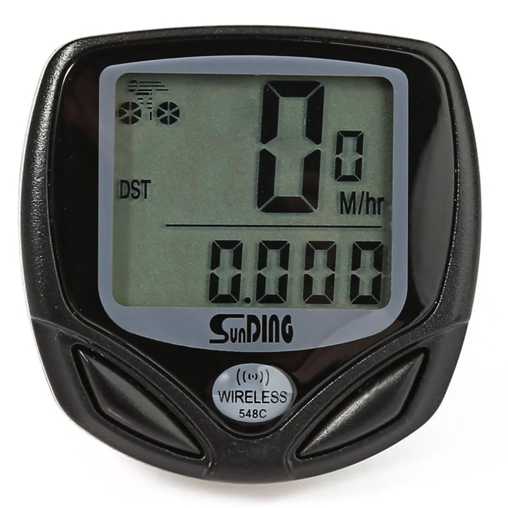 SUNDING Waterproof Wireless Digital Bike Ride Speedometer Odometer