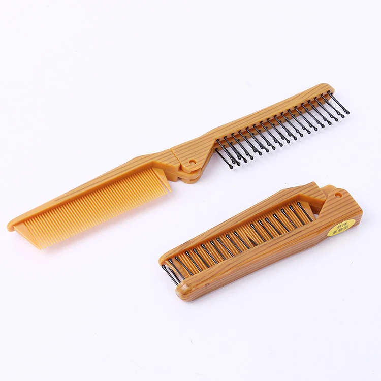 2Pcs Portable Mini Folding Comb Small Travel Hair brush comb 2pcs pack side brush roll brush comb for xiaomi mijia styj02ym vacuum cleaner