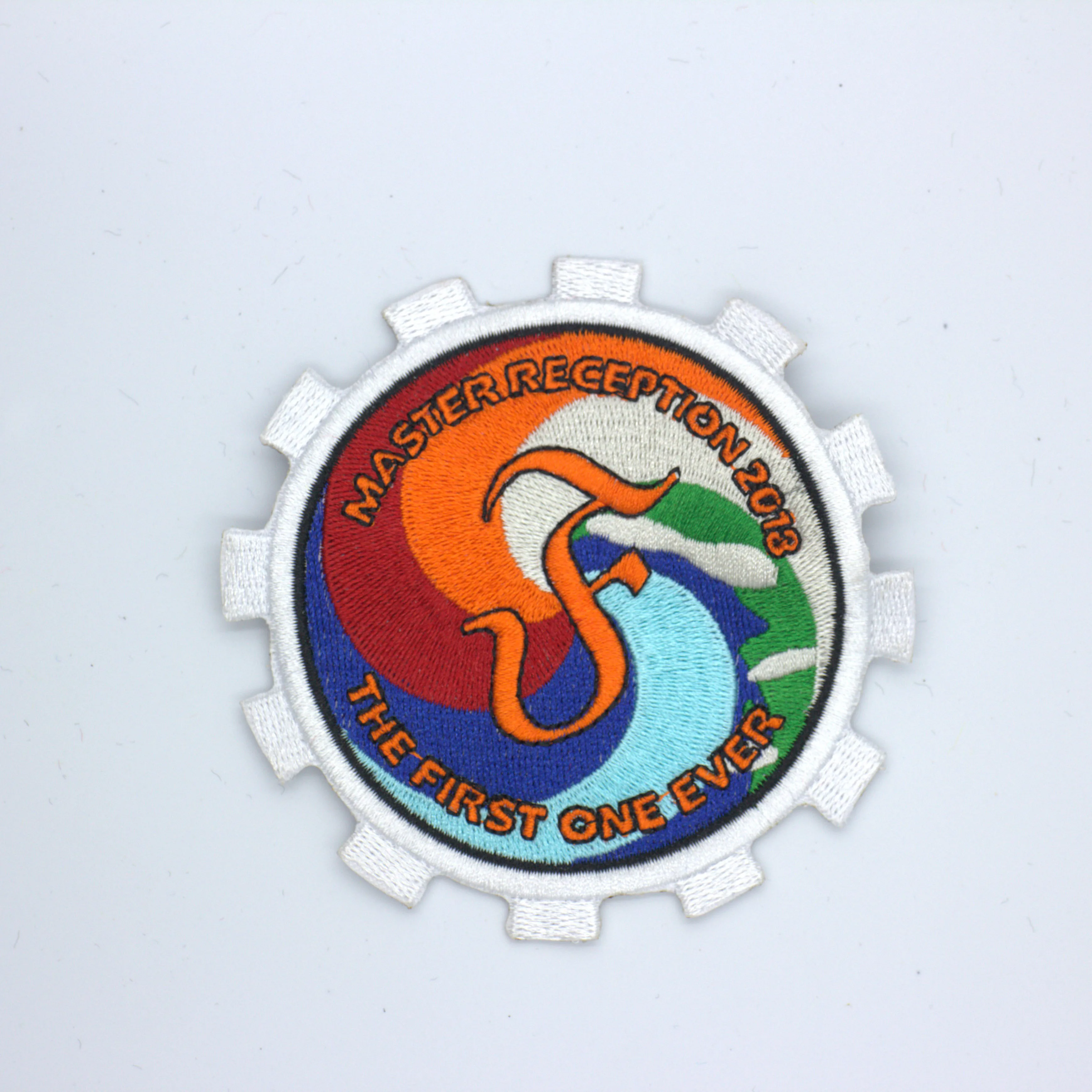 

Embroidery chapter patch customization