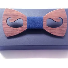 Горячая распродажа новых классических крыльев борода полый деревянный галстук-бабочка галстук, мужские эксклюзивные аксессуары