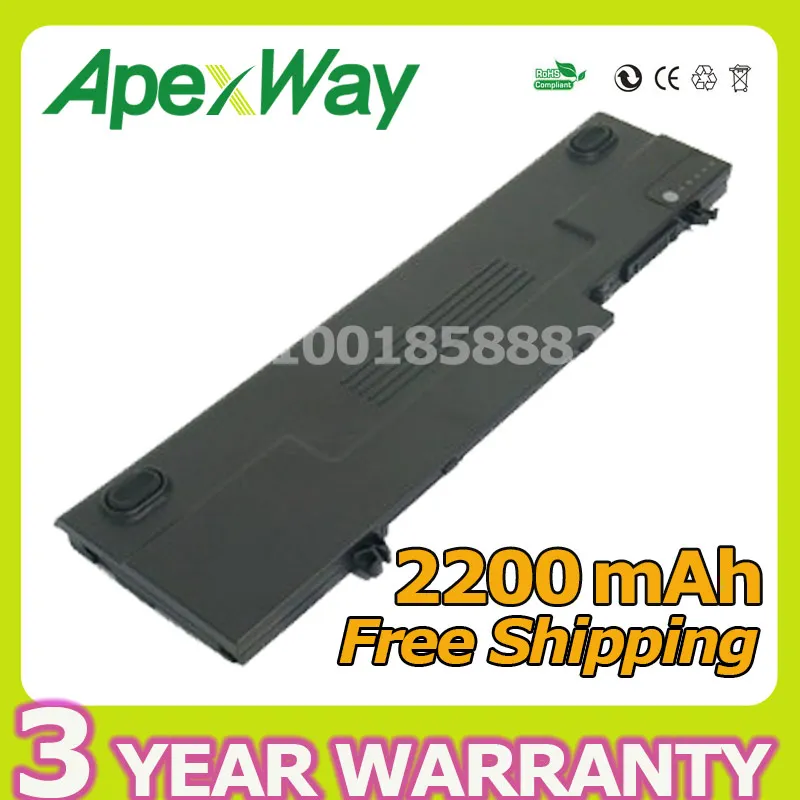 

Apexway 2200mAh Laptop Battery For Dell Latitude D420 D430 GG386 JG917 JG768 JG181 JG176 JG166 JG168 KG126 FG442 451-10365