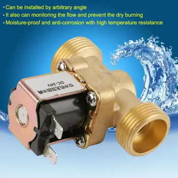 

24V BSPP G34 Brass Valve NC Normally Electric Solenoid Valve 2 Way Pressure Regulating Solenoid Valve