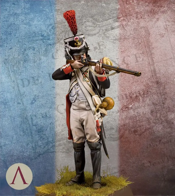 

75mm 1/24 Resin figures soldier model kits French Guards unpainted and unassembled G372dd