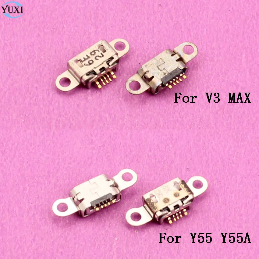YuXi 1 шт. микро USB разъем для VIVO V3 Max Y55 Y55A порт зарядки | Мобильные телефоны и