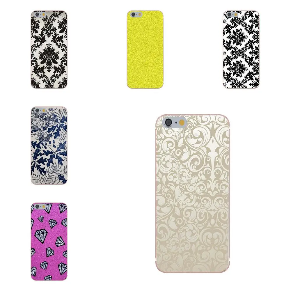 

Kmuysl Black And White Flower Wallpaper Soft TPU Mobile Pouch For LG G2 G3 mini spirit G4 G5 G6 K4 K7 K8 K10 2017 V10 V20 V30