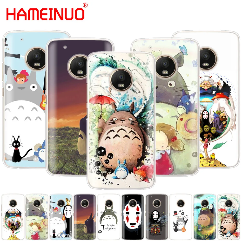 

HAMEINUO Spirited Away Totoro case phone cover For Motorola Moto X4 C G6 G5 G5S G4 Z2 Z3 PLAY PLUS