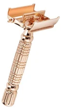 

Butterfly Twisted Opening Double Edge Safety Razor Men's Shaving Razor Gift for Men + 5Pcs Sharp DE Blades/ABS Case