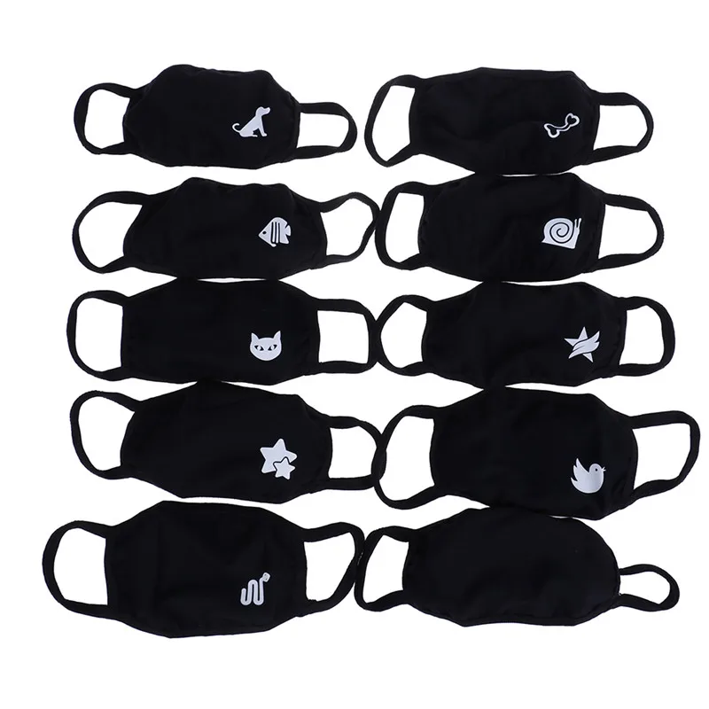 1PC Cotton Dustproof Mouth Face Mask Unisex Korean Cycling Anti-Dust Cotton Facial Protective Cover Masks Reusable Random