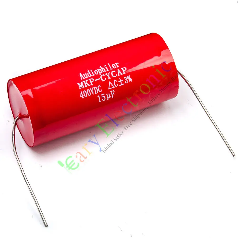 Оптом и в розницу 5 шт. MKP 400V 15uf длинные медные провода Аксиальный