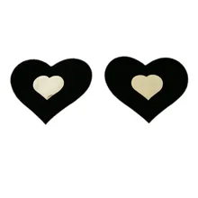 Love shape женские сексуальные аксессуары черные красные наклейки на соски 5 пара/лот Стикини твердый самоклеющийся бюстгалтер стикер NCW062