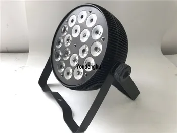 

20 pieces New style par 18 leds 18w RGBWA+UV interior wall led light 18x18w 6in1 led par can