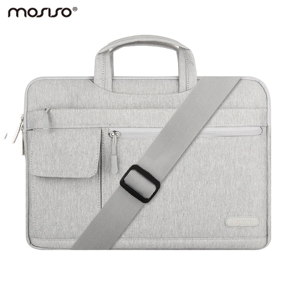 Mosiso Laptop 13.3 15 17.3 inch Polyester Messenger Bag for Macbook Pro/Air 13 15 17 Dell Asus