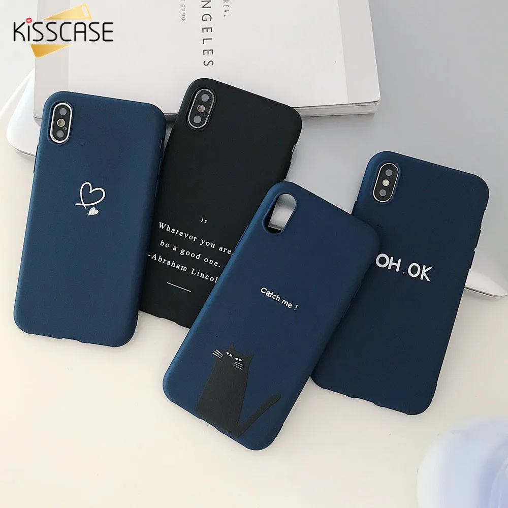 KISSCASE Ultra Thin Case For iPhone XS MAX XR X 7 Soft TPU Cover Funda 8 6 6S Plus Coque Silicone Phone Cases |