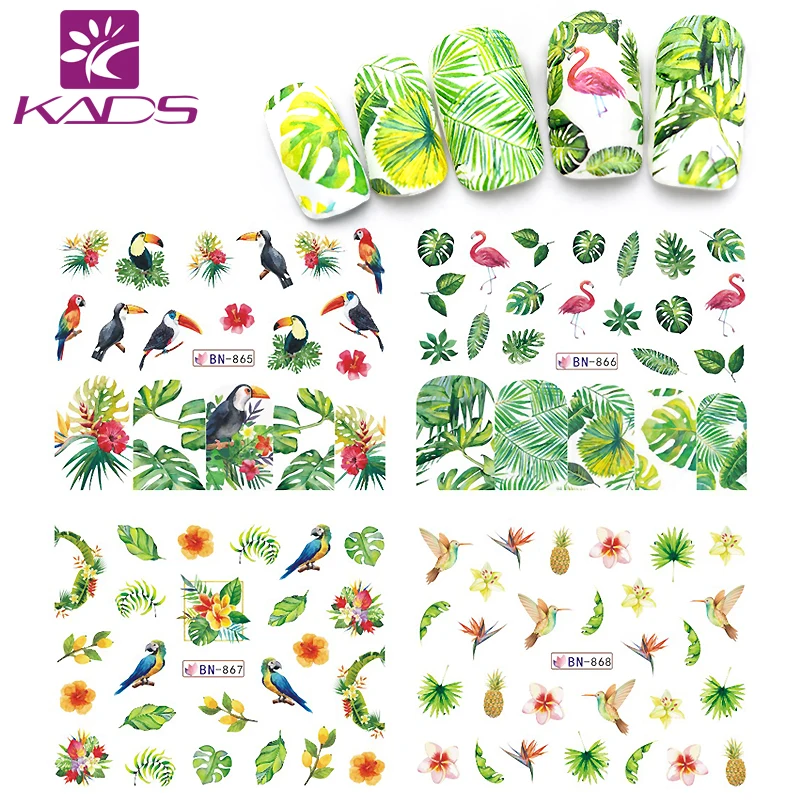 KADS Nail sticker Nail Stickers Cartoon design slider nail art sticker nails sticker art Water decal sliders manicure wraps